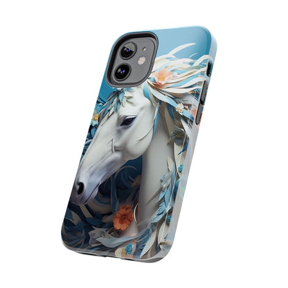 Floral Horse iPhone Case