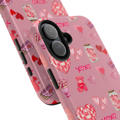 Pink Valentine Love Collage – iPhone Case