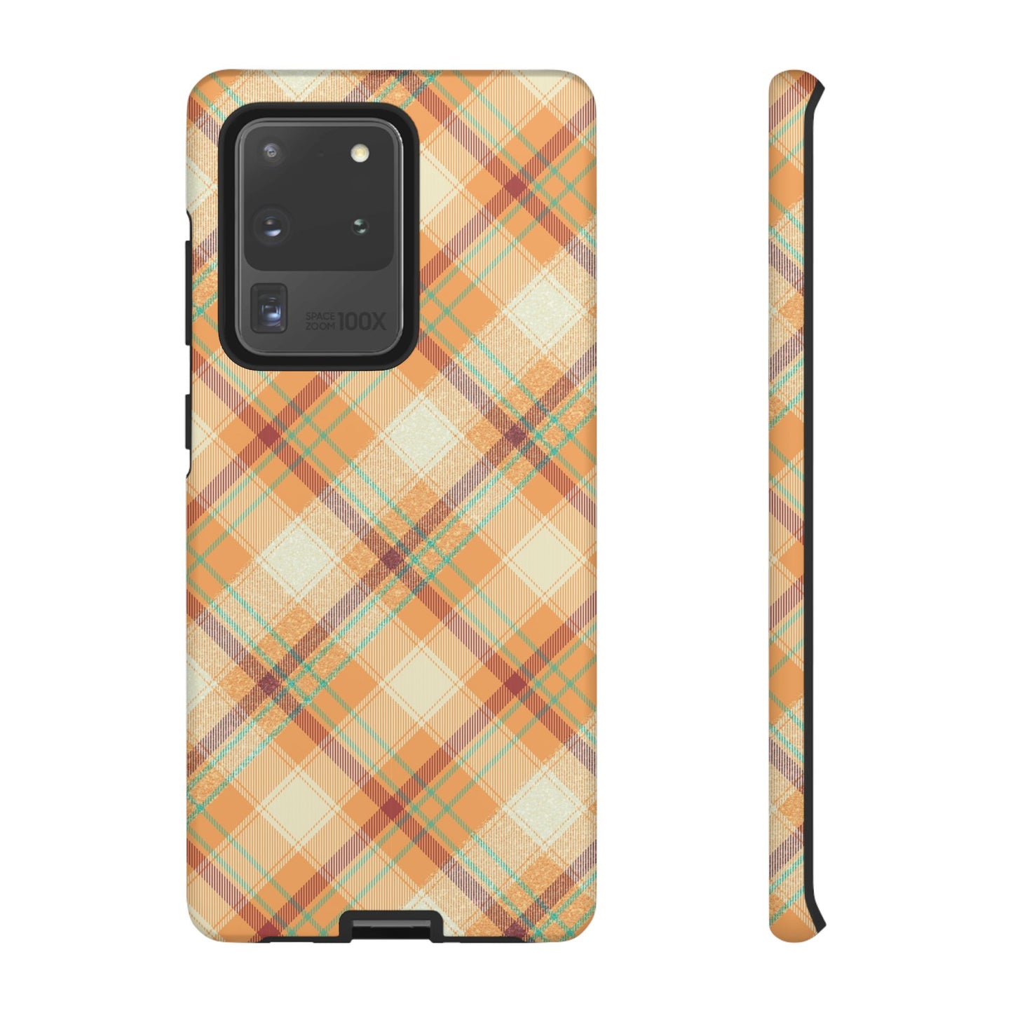 Samsung Galaxy Case - Warm Autumn Plaid Design