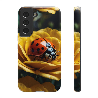 Samsung Galaxy Case: Ladybug on Yellow Petals