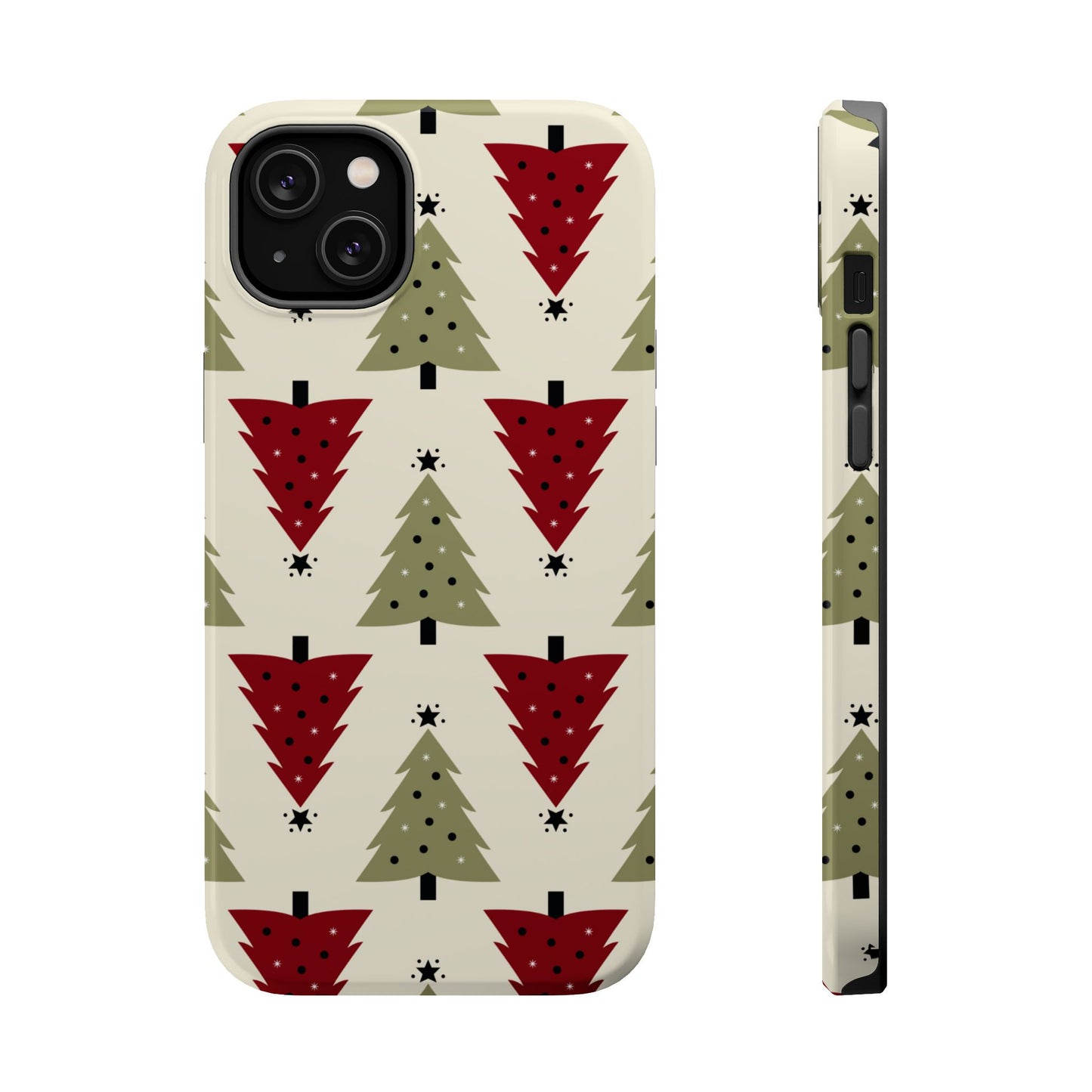 Retro Christmas Trees Pattern - MagSafe iPhone Series Case