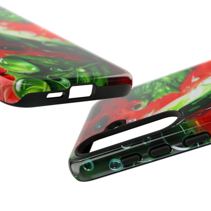 Juicy Watermelon & Mint Samsung Galaxy Case – Tough Dual-Layer, Vibrant Summer Design