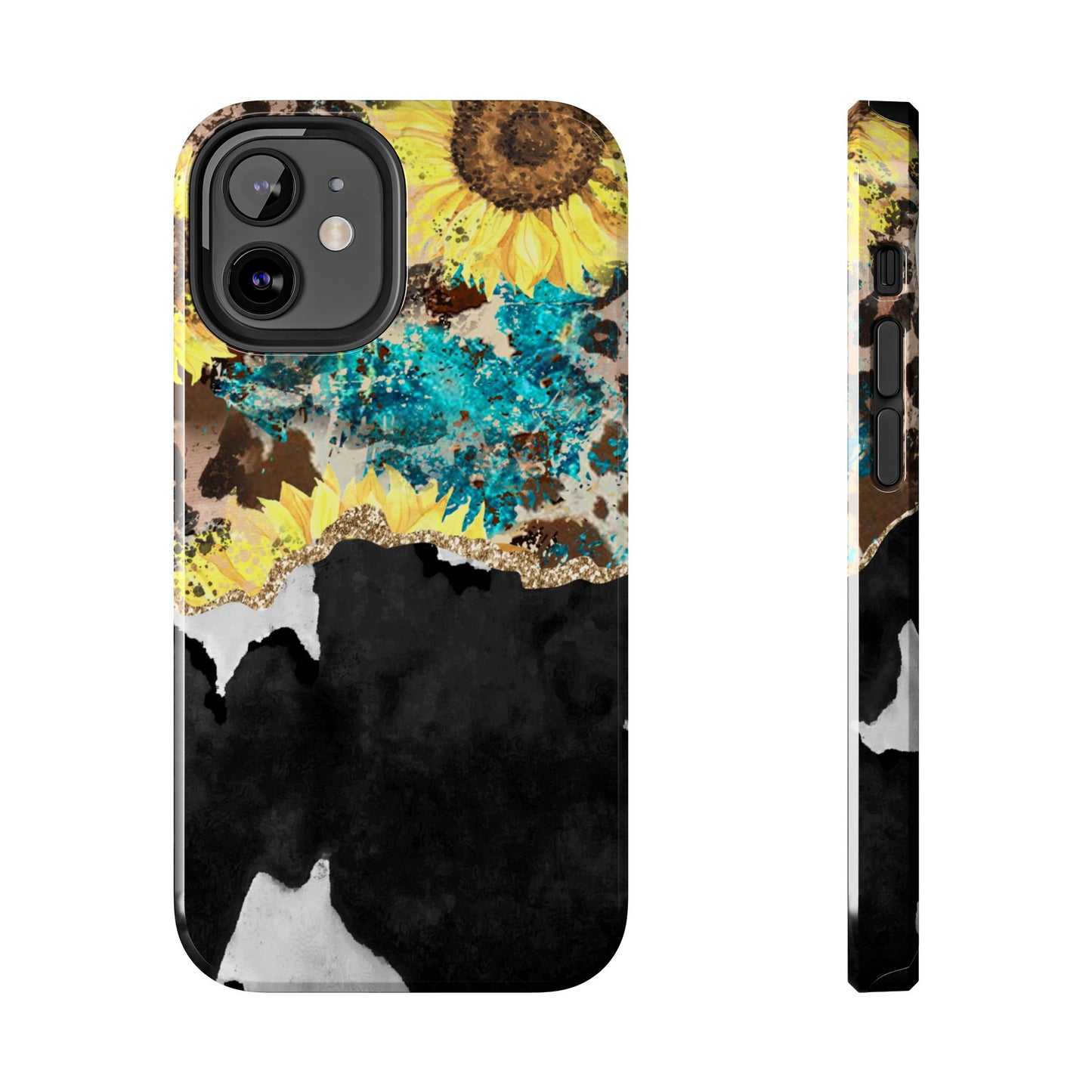 Rustic Sunflower Leopard Glam - iPhone Series Case