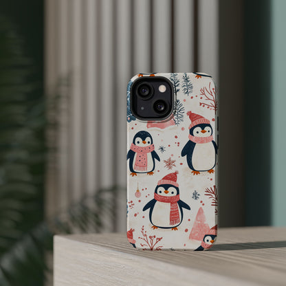 Penguin Paradise – Christmas Cheer MagSafe iPhone Case