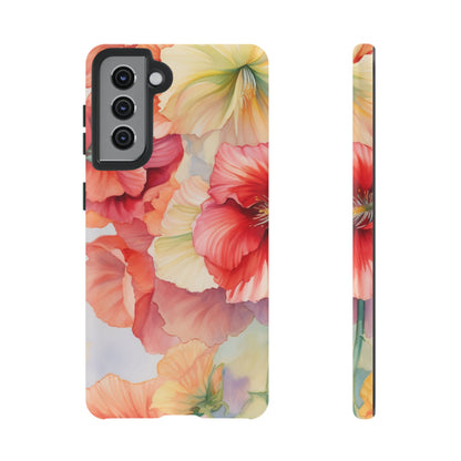 Gumamela Blush Pink Watercolor Floral – Samsung Galaxy Case