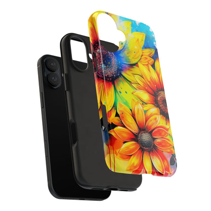 Vibrant Sunflower Splash - iPhone Series Case