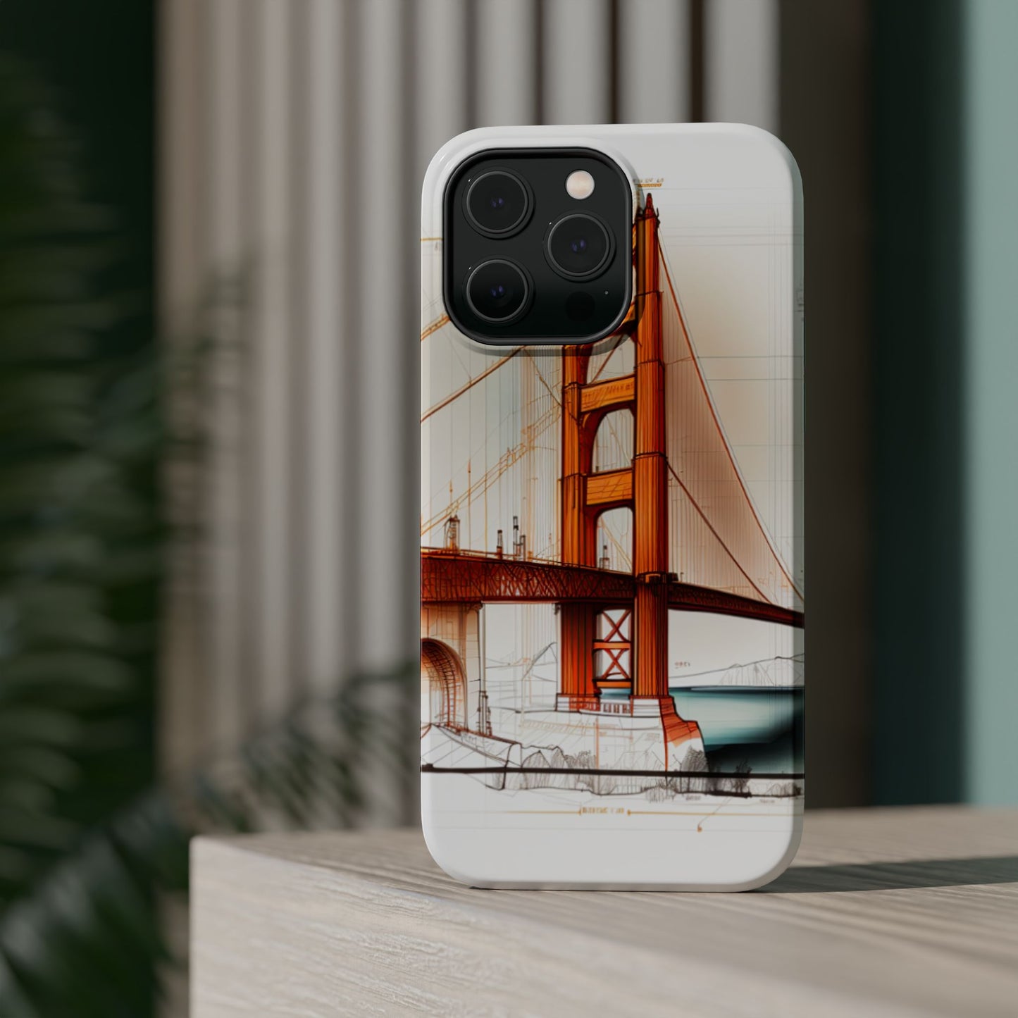 Golden Gate Bridge MagSafe iPhone Case - San Francisco Landmark