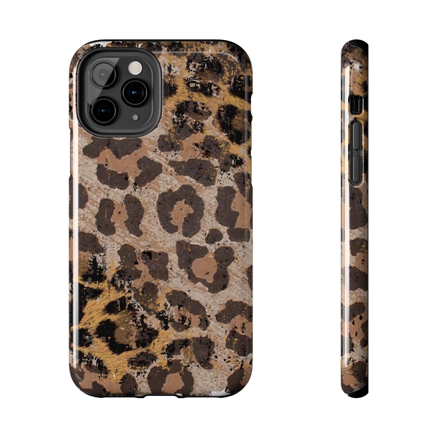 Vintage Distressed Leopard Print - iPhone Series Case