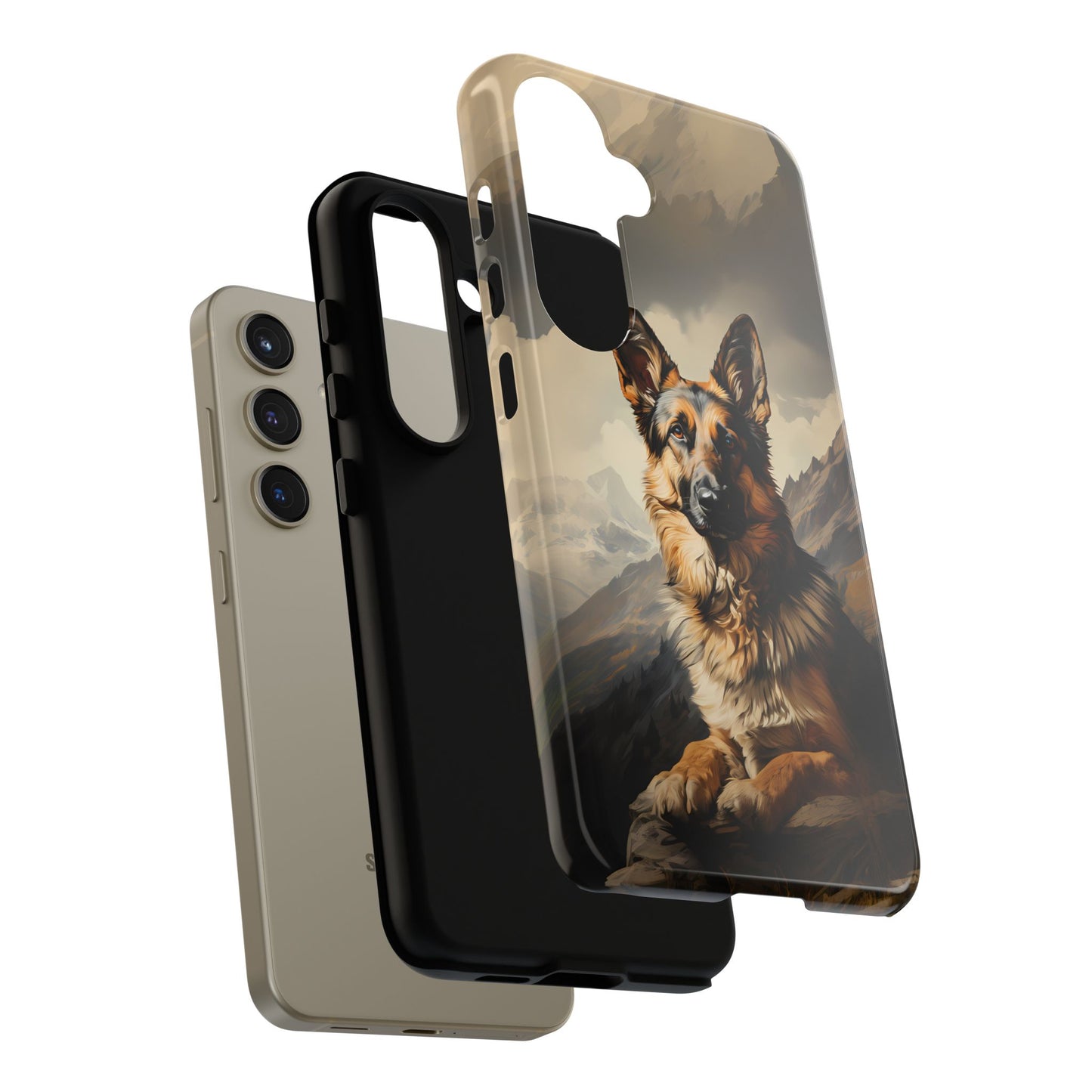 German Shepard Owners! Show Your Love For The Breed With This New iPhone & Samsung Galaxy Phone Case! Double Layered Protection! - BOGO Cases