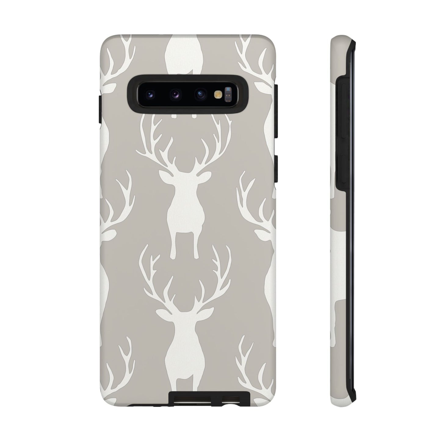 Minimalist Deer Silhouette Pattern – Samsung Galaxy Series Case