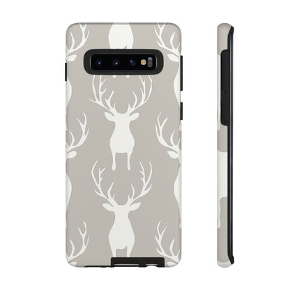 Minimalist Deer Silhouette Pattern – Samsung Galaxy Series Case