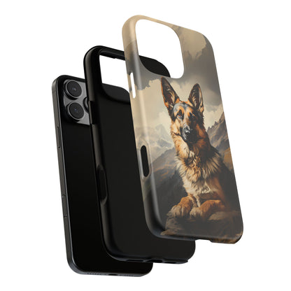 German Shepard Owners! Show Your Love For The Breed With This New iPhone & Samsung Galaxy Phone Case! Double Layered Protection!