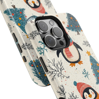 Snowy Christmas Cheer MagSafe iPhone Case