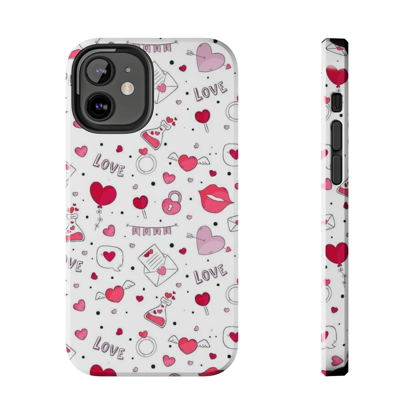 iPhone Case: Romantic Love-Inspired Icons Case