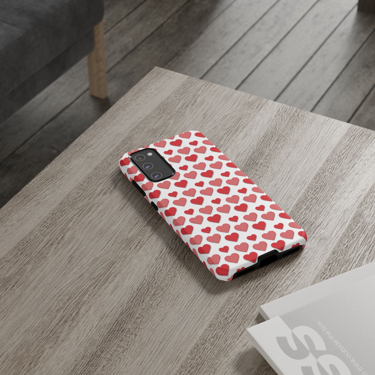 Red & Polka Dot Hearts Samsung Case