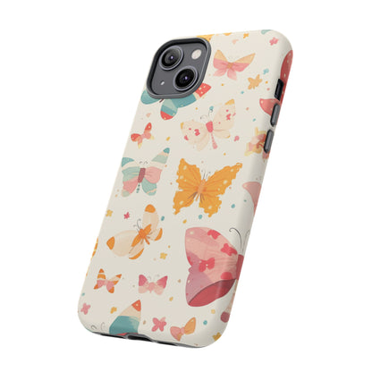 Coquette Watercolor Butterfly iPhone Case