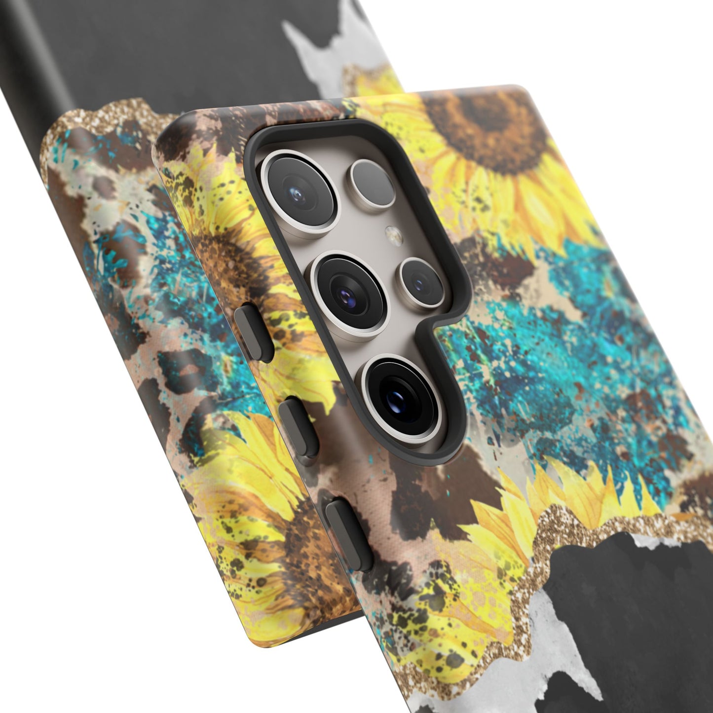 Rustic Sunflower Leopard Glam - Samsung Galaxy Series Case