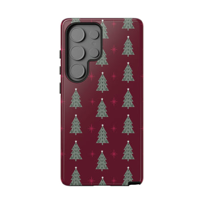 Retro Christmas Tree Pattern – Samsung Galaxy Series Case