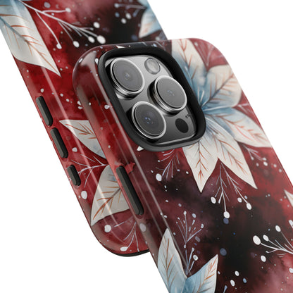 Winter Bloom Poinsettia – iPhone Case