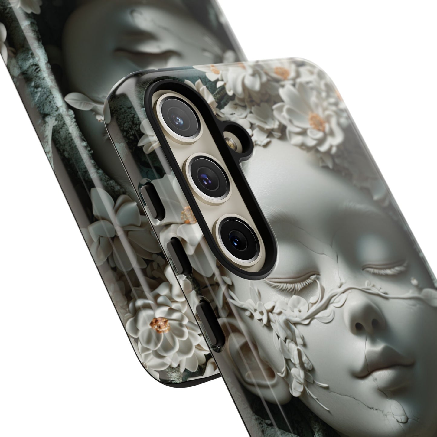 Coquette Statue & Florals Phone Case