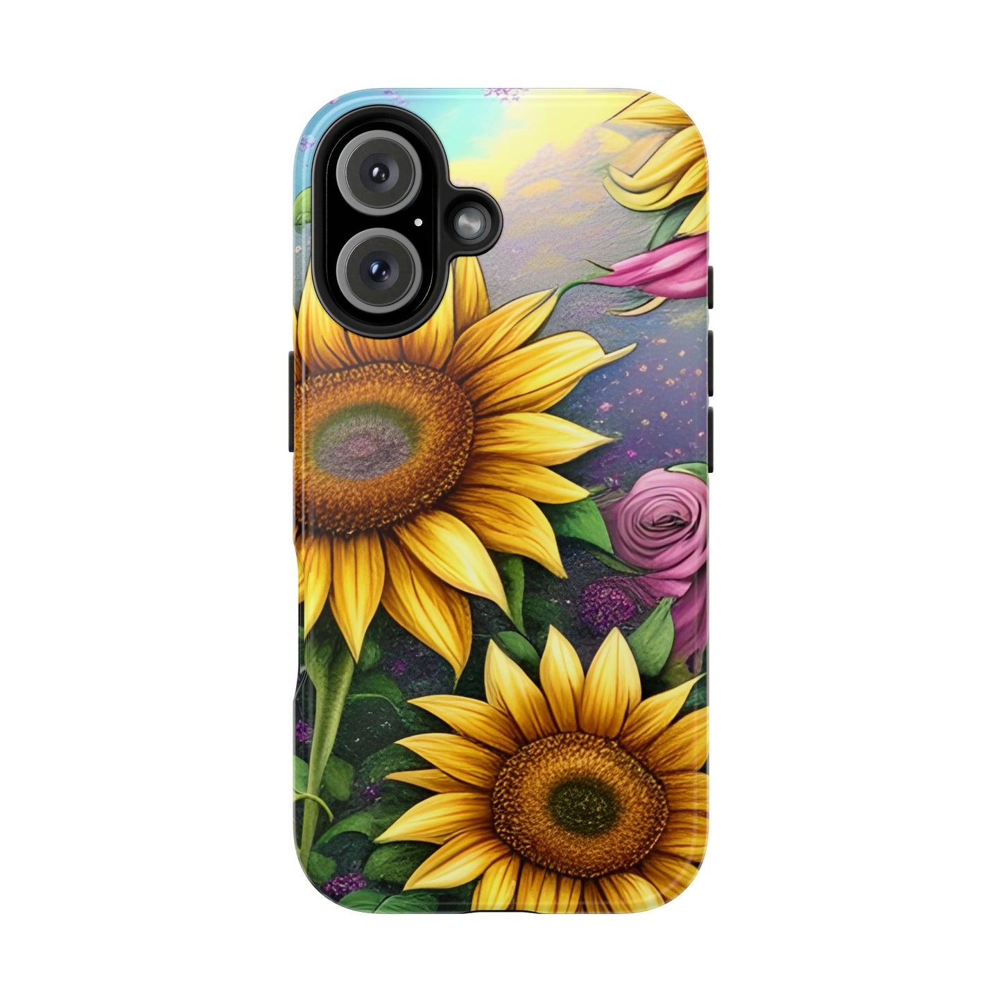 Whimsical Sunflower & Rose Garden - iPhone Series Case