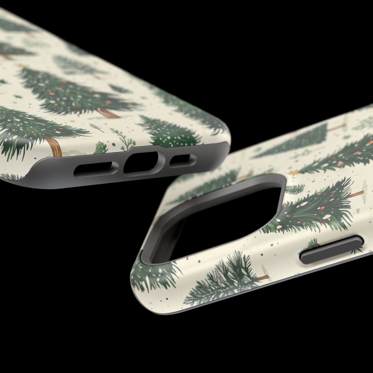 Festive Christmas Tree Forest Pattern – MagSafe iPhone Series Case