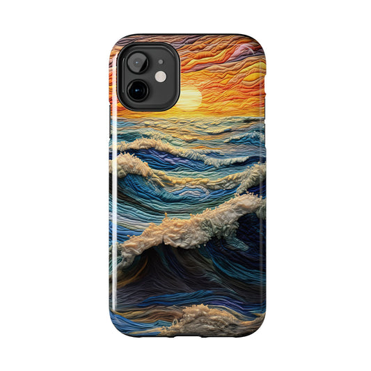 Ocean Sunset Tapestry Waves – Samsung Galaxy Series Case