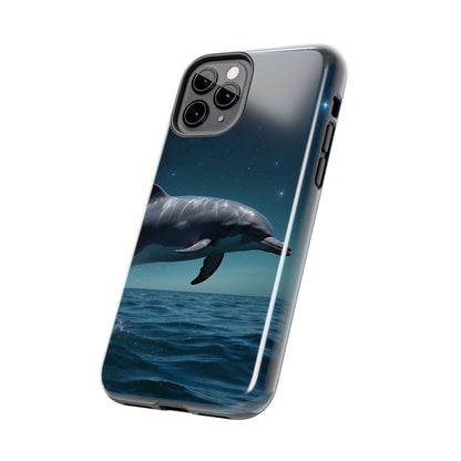 Midnight Ocean Dolphin - iPhone Case