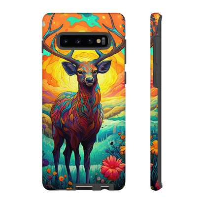 Vibrant Stag in Bloom – Samsung Galaxy Case