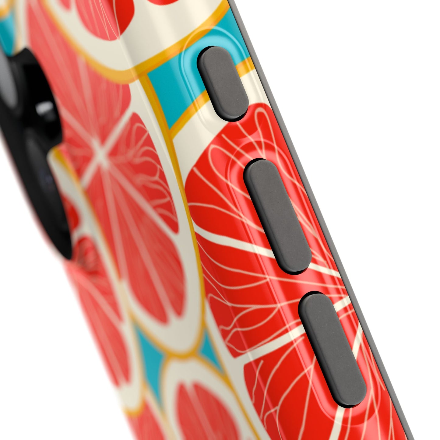 Ruby Grapefruit Pop Tough MagSafe iPhone Case – Vibrant Citrus Design, Shock-Resistant Protection