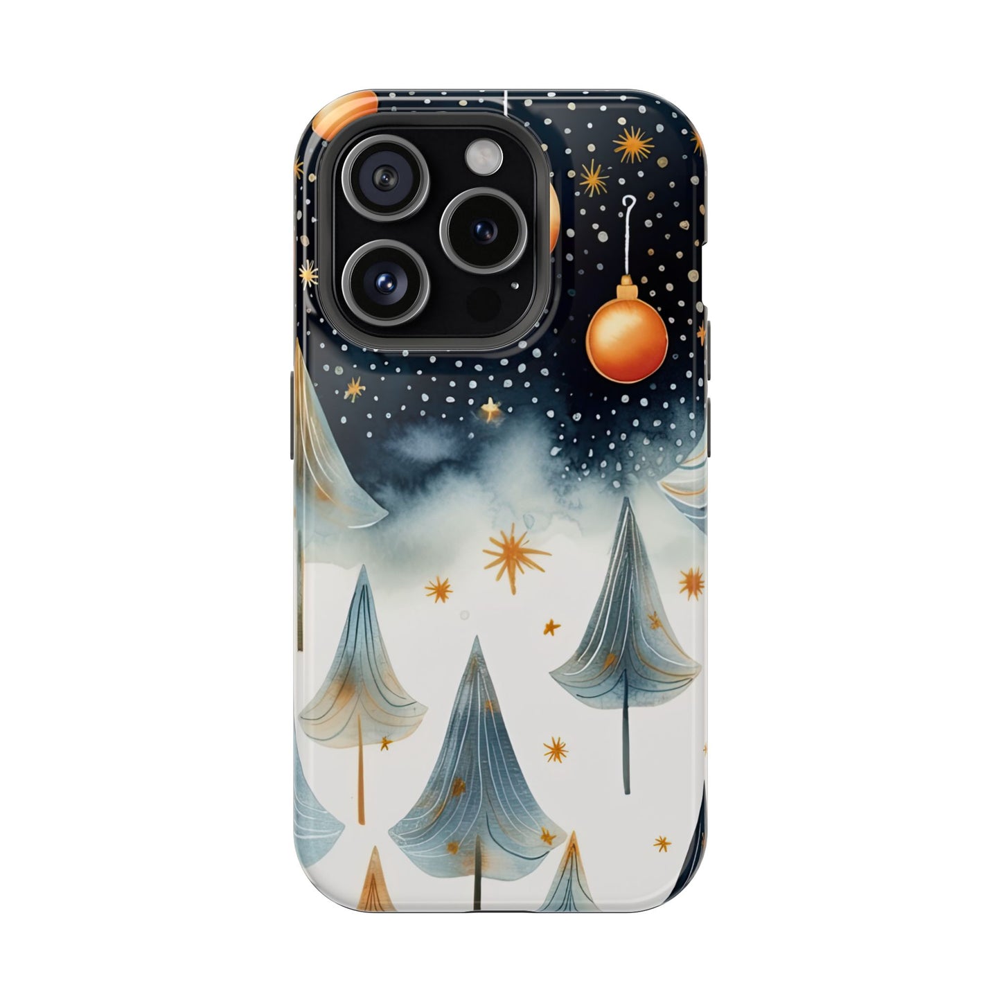 Winter Wonderland Gold Ornament – MagSafe iPhone Series Case