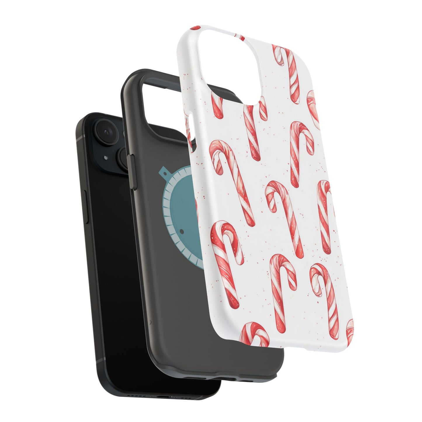 Candy Cane Christmas Pattern – MagSafe iPhone Series Case