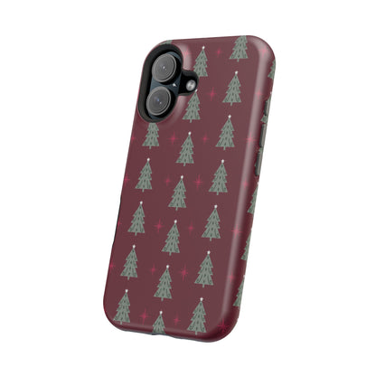 Retro Christmas Tree Pattern – MagSafe iPhone Series Case