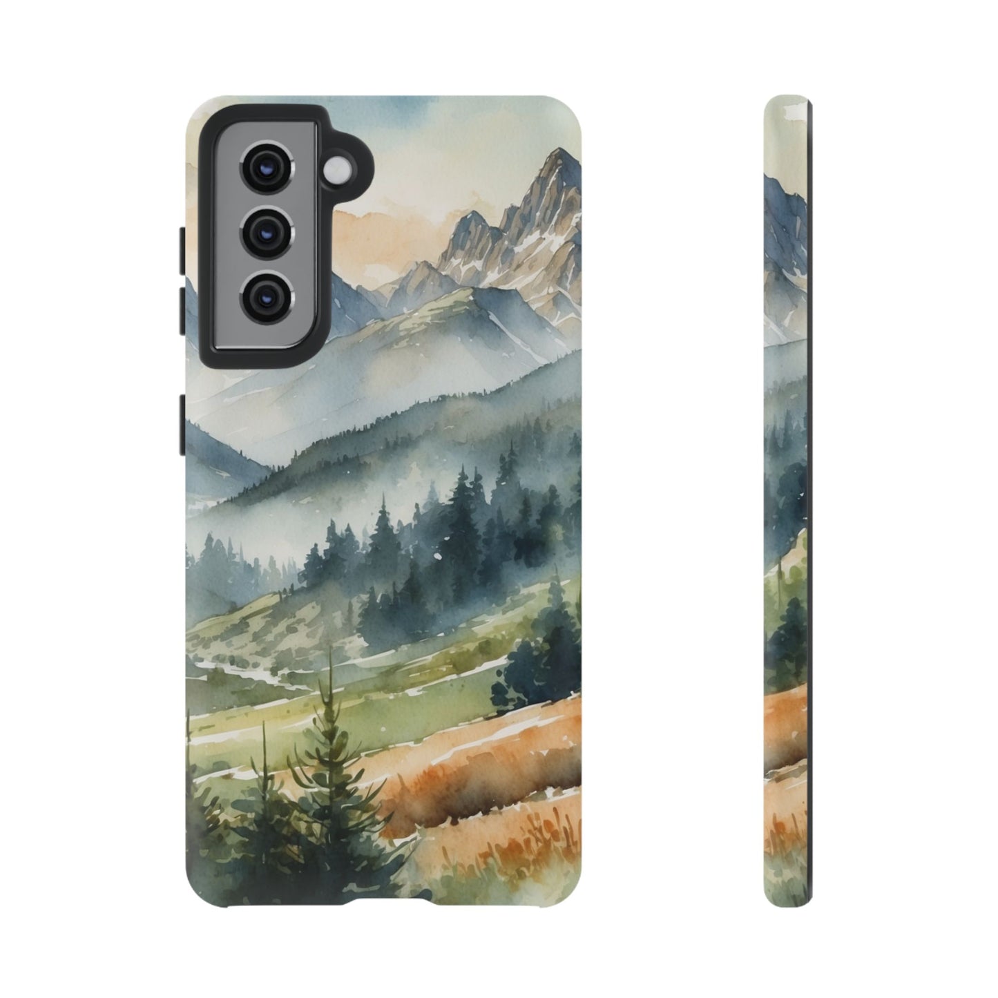 Serene Alpine Forest - Samsung Galaxy Case