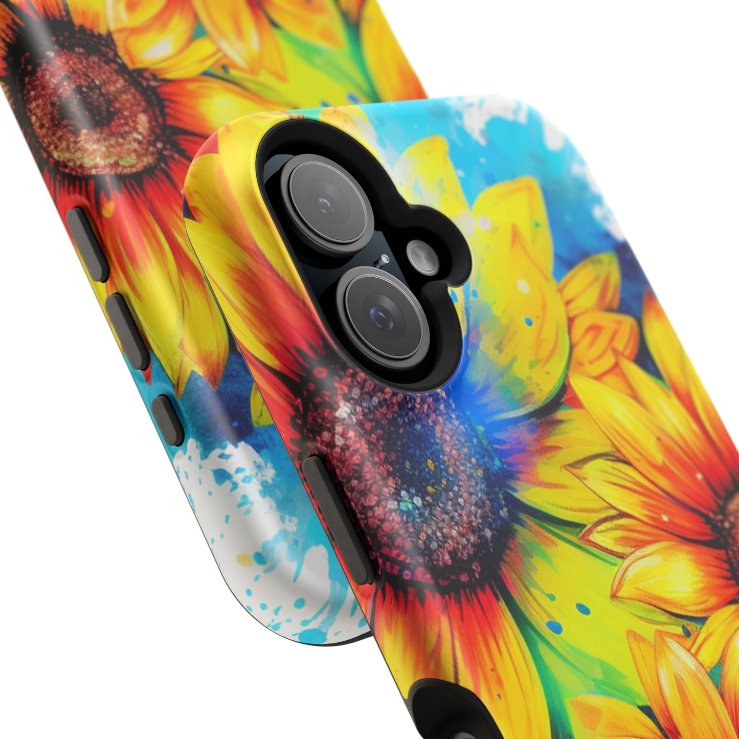 Vibrant Sunflower Splash - MagSafe iPhone Series Case