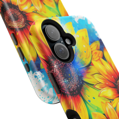 Vibrant Sunflower Splash - MagSafe iPhone Series Case