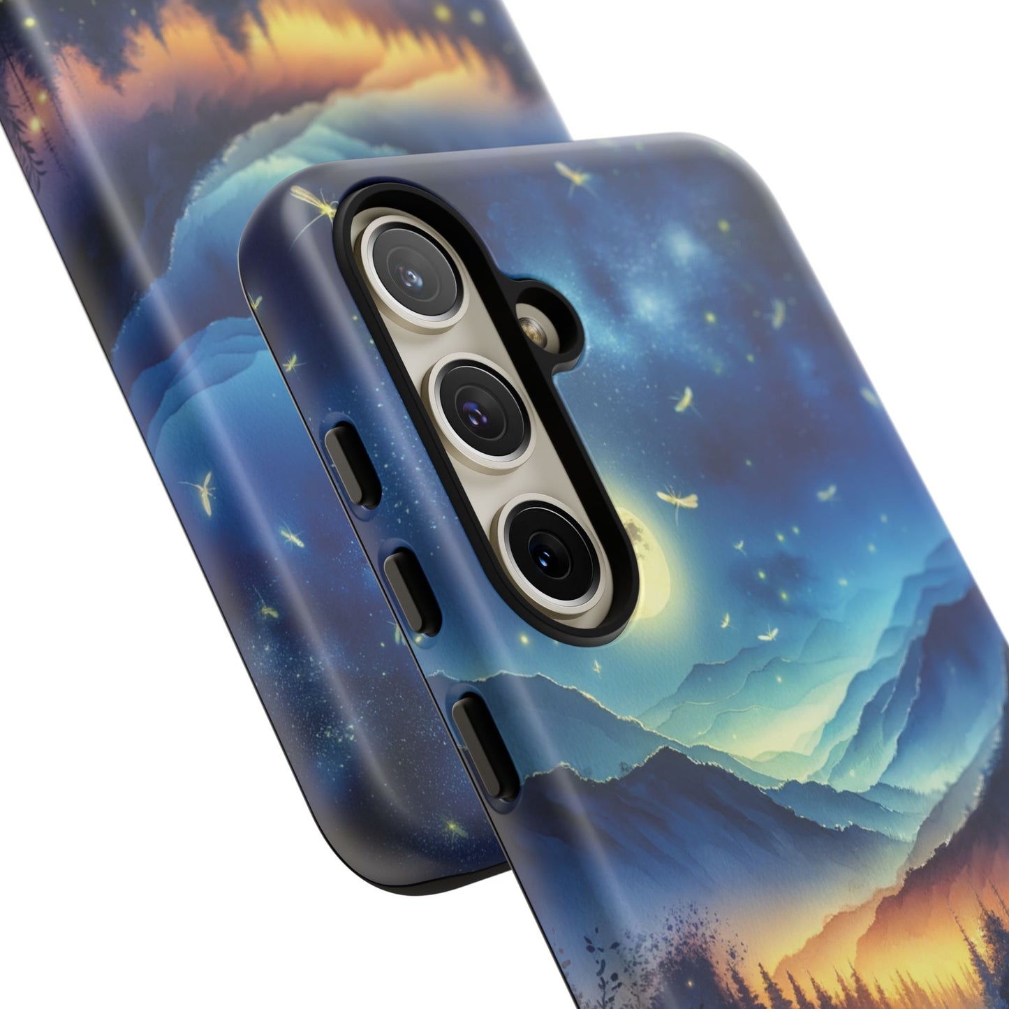 Cute Fireflies Phone Case - Lightning Bugs - Firefly Dancing In The Trees Phone Cover For iPhones 15, 14, 13, 12, 11, Samsung Galaxy Series! - BOGO Cases