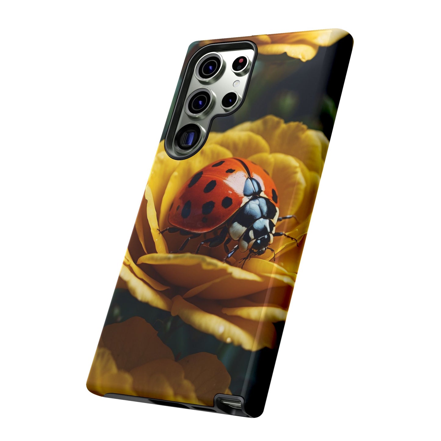 Samsung Galaxy Case: Ladybug on Yellow Petals