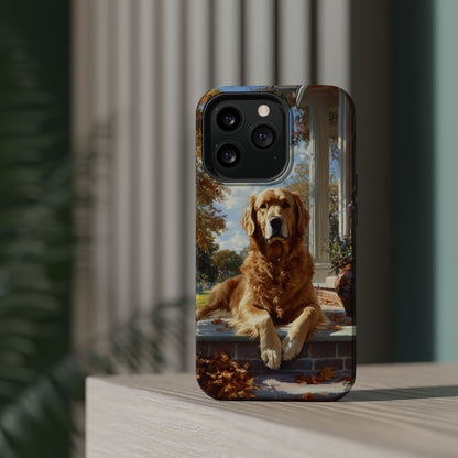 Golden Retriever Autumn Serenity - MagSafe iPhone Series Case