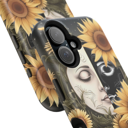 Sunflower Moon and Stars MagSafe Case – Ethereal Art