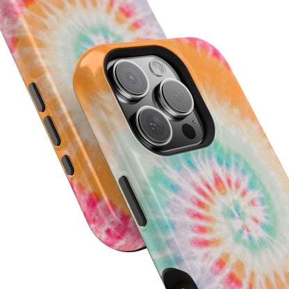 Pastel Tie-Dye MagSafe iPhone Case – Soft Colors & Magnetic Functionality