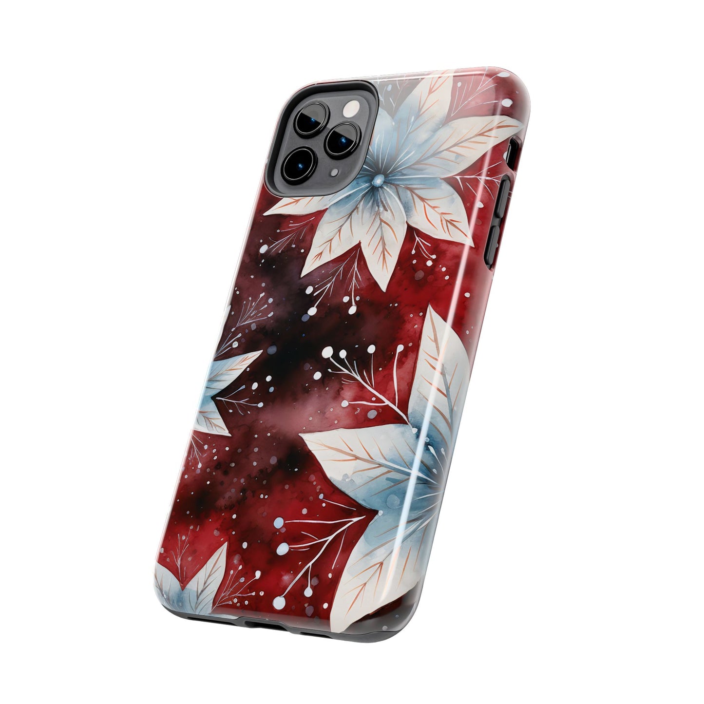 Winter Bloom Poinsettia – iPhone Case