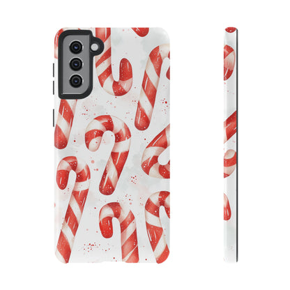 Festive Candy Cane Delight - Samsung Galaxy Series Case