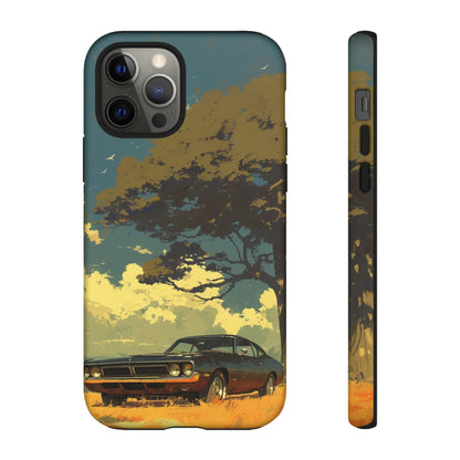 Retro Road Trip Vintage Car iPhone Case