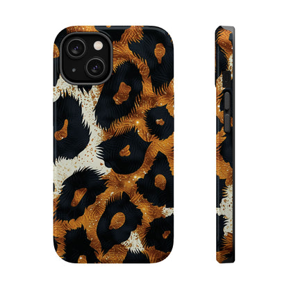 Safari Noir Gold Leopard iPhone Case