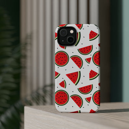 Sweet Watermelon MagSafe iPhone Case – Fresh & Fun Fruit Pattern with Summer Vibes