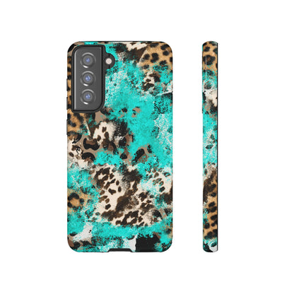 Aqua Splash Leopard - Samsung Galaxy Series Case