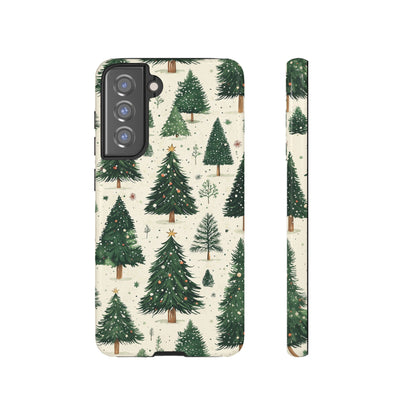 Festive Christmas Tree Forest Pattern – Samsung Galaxy Series Case