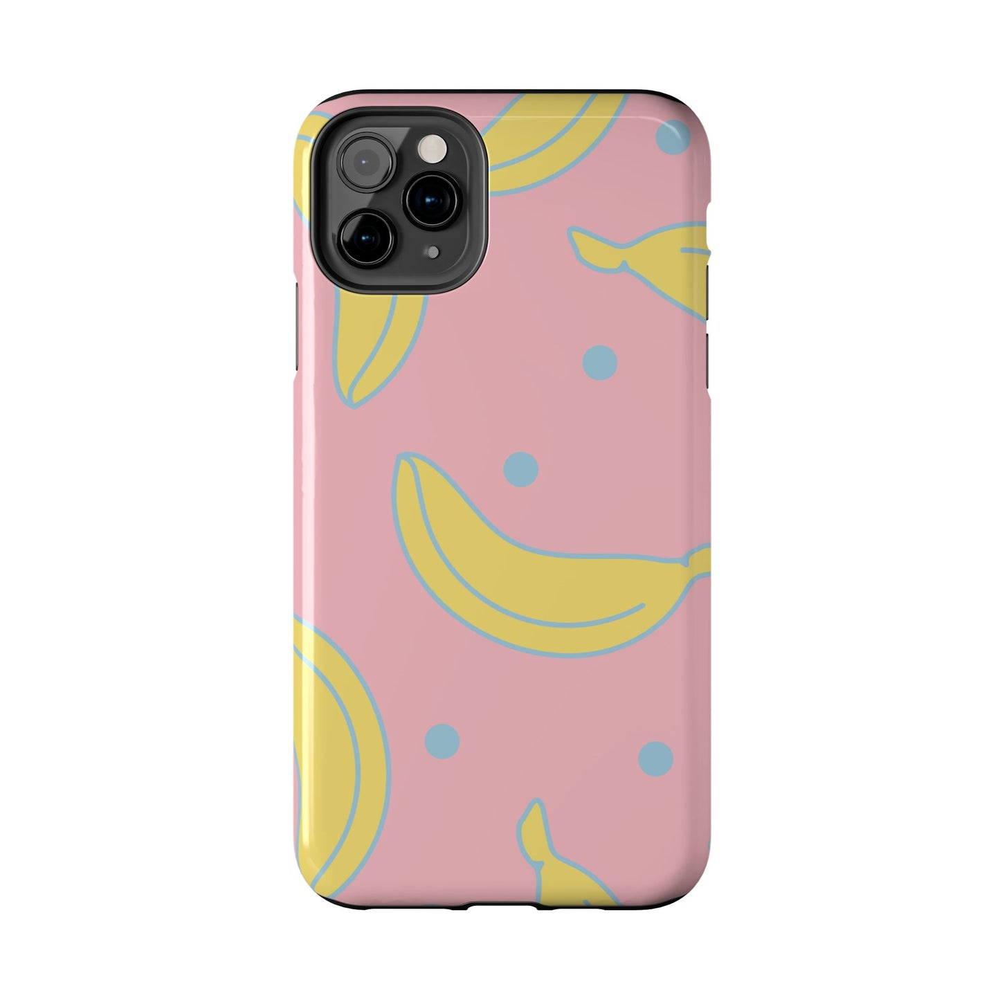 Pink Banana Pop iPhone Case – Cute Pastel Design with Fun Retro Vibe