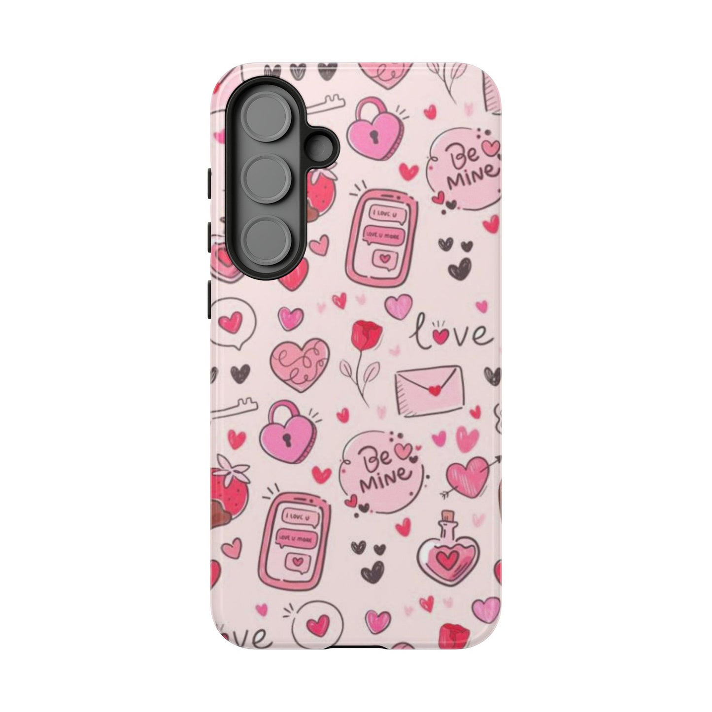 Samsung Galaxy Case: Playful Valentine's Day Icons Case